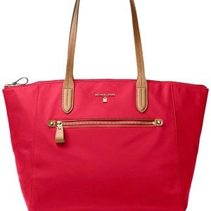 New Red Micheal Kors Large Tote
